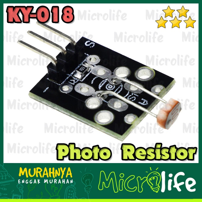 KY-018 PHOTO RESISTOR MODULE