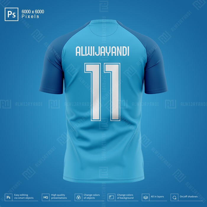 MOCKUP JERSEY BOLA O NECK RAGLAN - RESOLUSI 6000x6000 Pixels (BACK)