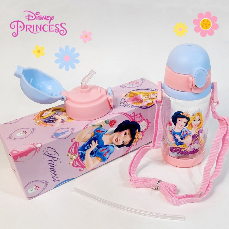 Botol Disney 2in1 (dapat 2 tutup, sedotan dan Teguk)