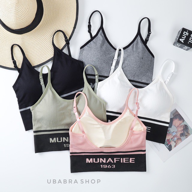 VS - SPORT BRA MUNAFIE GYM BRA OLAHRAGA PUSH UP WANITA TANPA KAWAT ELASTIS SEXY IMPORT 1963