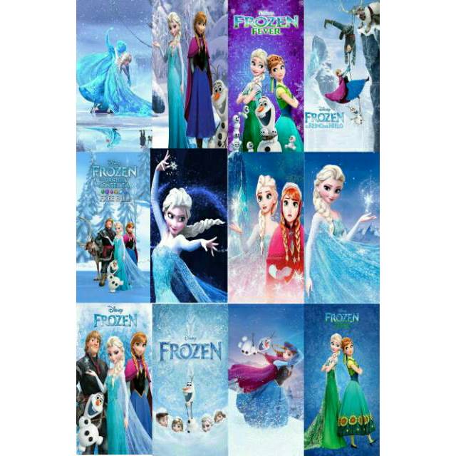 

Variasi sticker motif frozenn