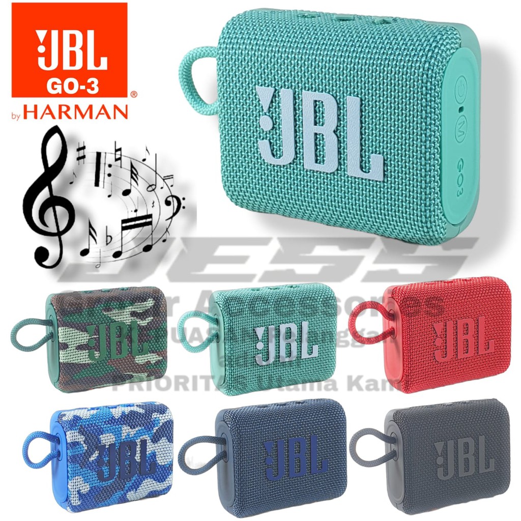 Speaker Bluetooth JBL GO3 PORTABLE Wireless Speker Bluetooth GO-3 STEREO Super Bass G0 3