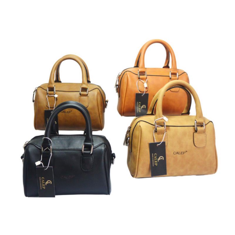 CALEP - Tas Wanita Mini Speedy IMUT Series bahan Kulit Premium Ukuran 19cm
