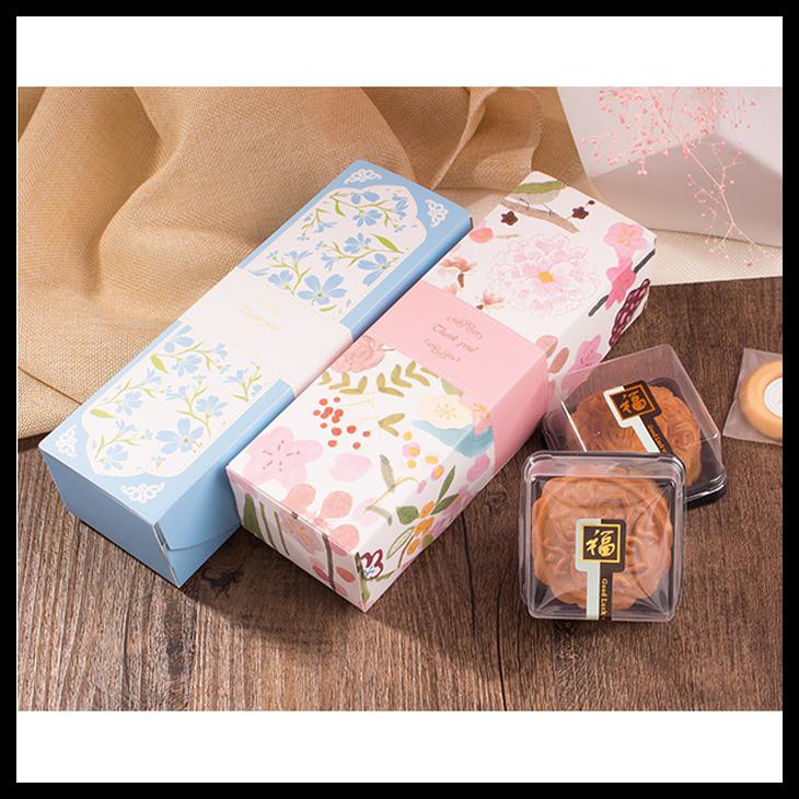 

Box Persegi Panjang Motif Flower Pink Bungkus Kemasan Kue Grosir