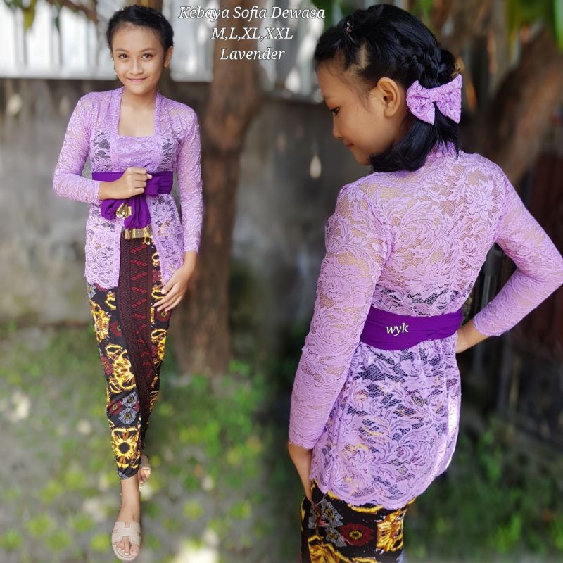 Kebaya Sofia Dewasa/Kebaya Fullstrait/Kebaya Bali Murah