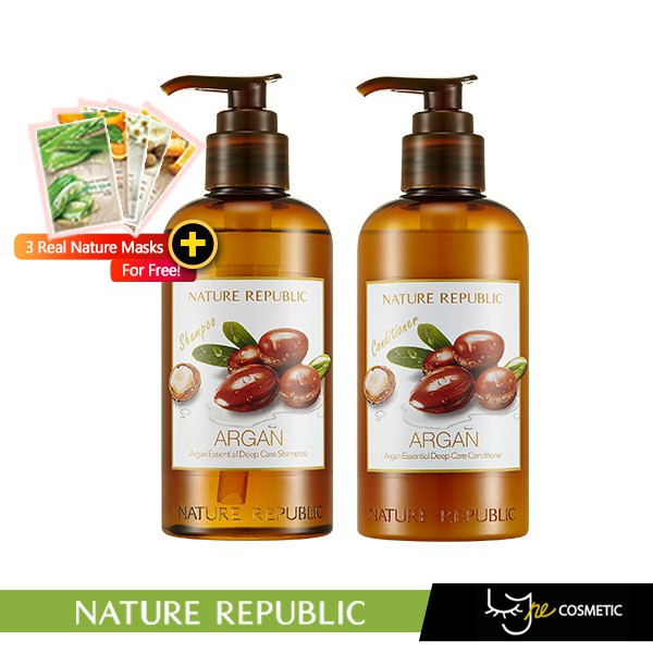 12 12 Nature Republic Argan Essential Deep Care Hair Shampoo