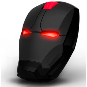 TaffWare Mouse Wireless Optical Iron Man 2.4Ghz 1600 DPI