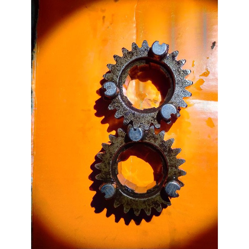 gigi gear rasio sekunder mata 24t cb100 cb125 k2 original second