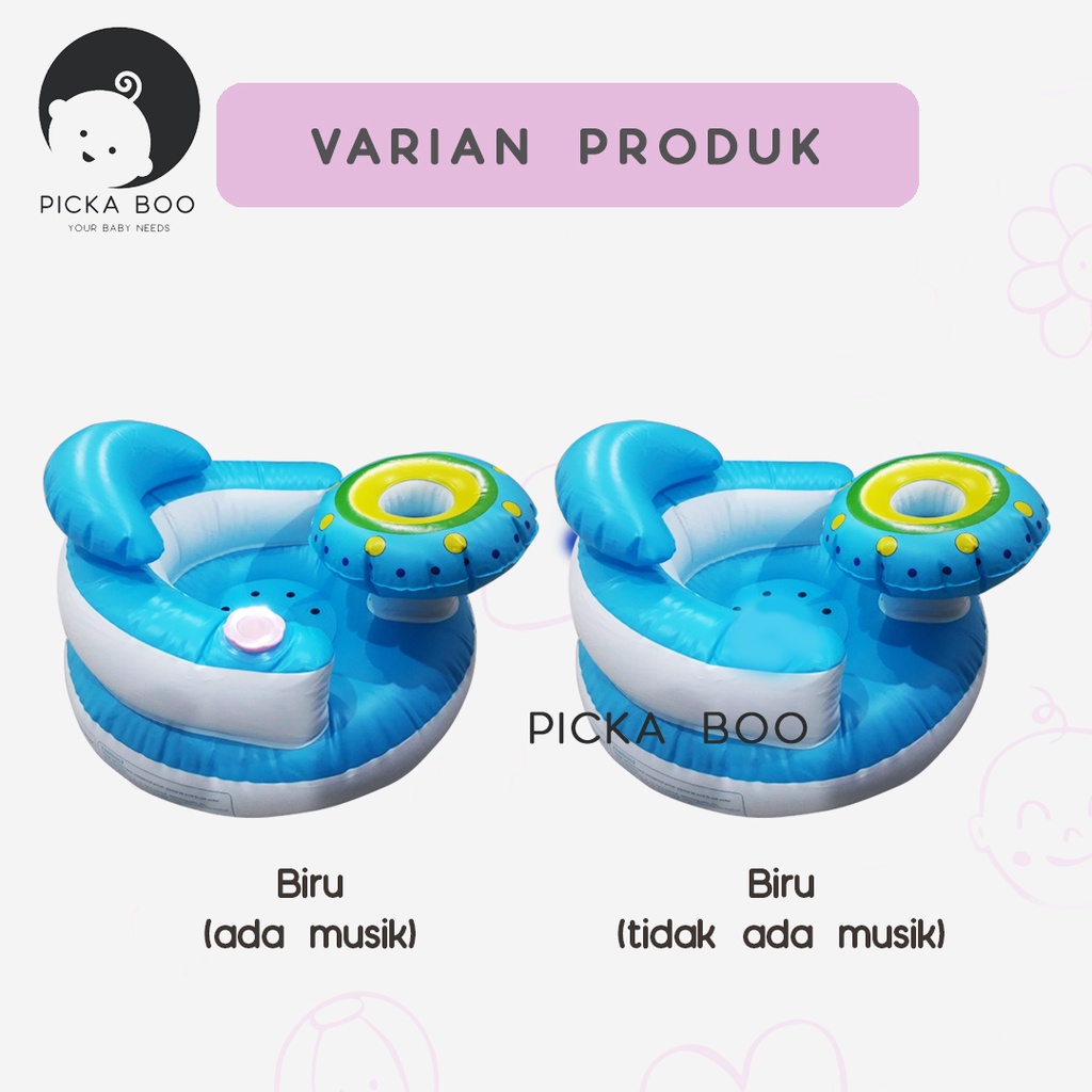 PICKA BOO Sofa Tiup Kursi Pompa Bayi Bentuk Meja