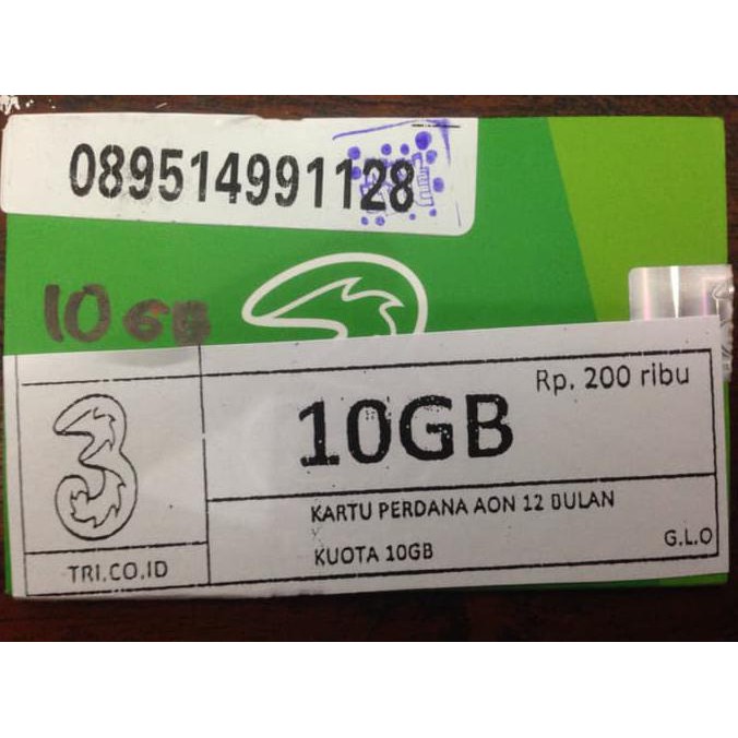 Perdana tri aon 10 gb