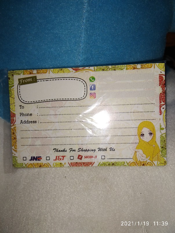 Stiker Pengiriman Paket / Stiker Pengiriman Murah / Stiker Pengiriman Terlaris