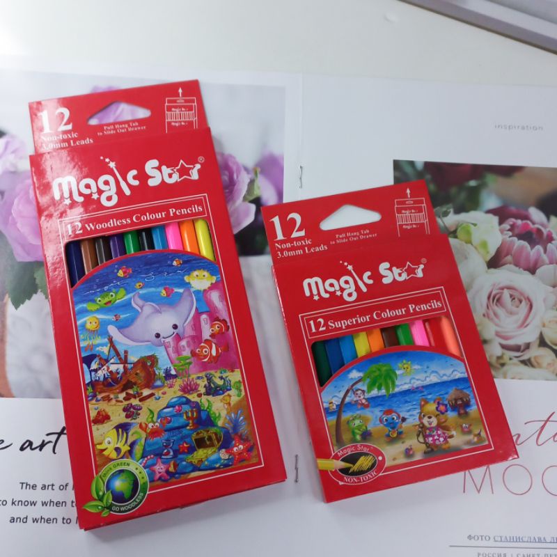 

Pensil Warna Magic Star Isi 12Pcs