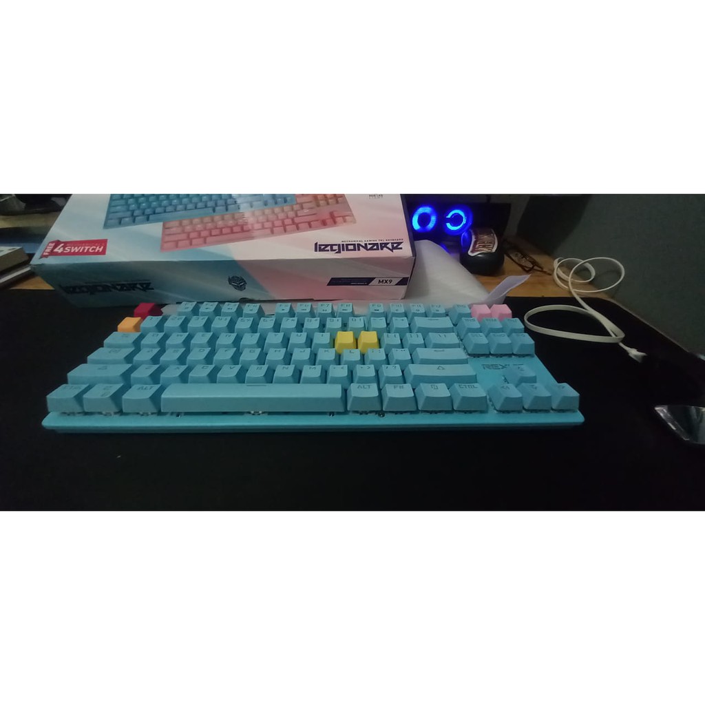 Rexus Legionaire MX 9 (Red Switch) | Second | Mechanical Gaming Keyboard | Sky Blue Case