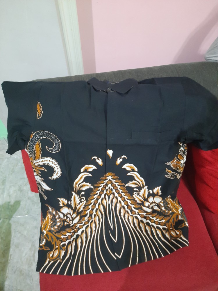 Atasan Kemeja Batik Pria Lengan Pendek Premium Waranggana 2 Full Furing Rajasakti Solo Ori