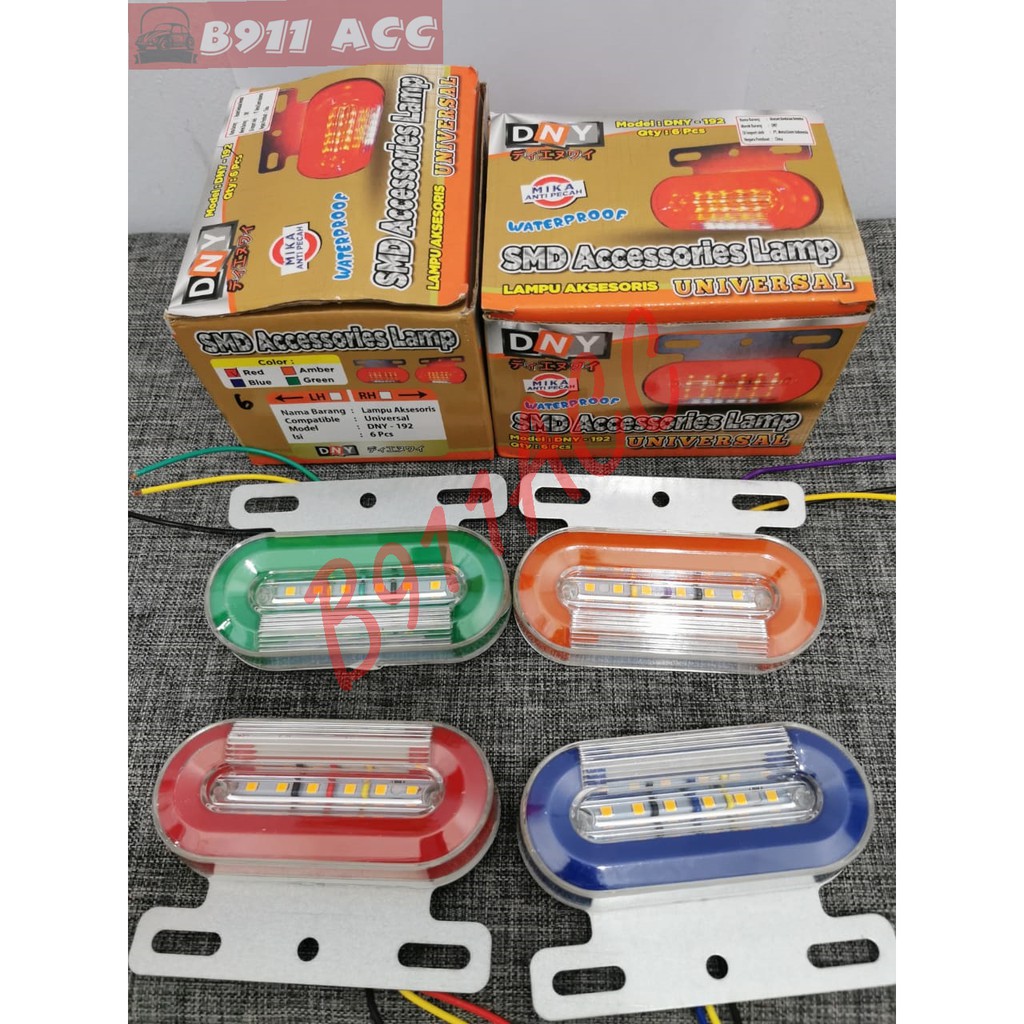 LAMPU BAK TRUK SAMPING LED 24 VOLT DNY