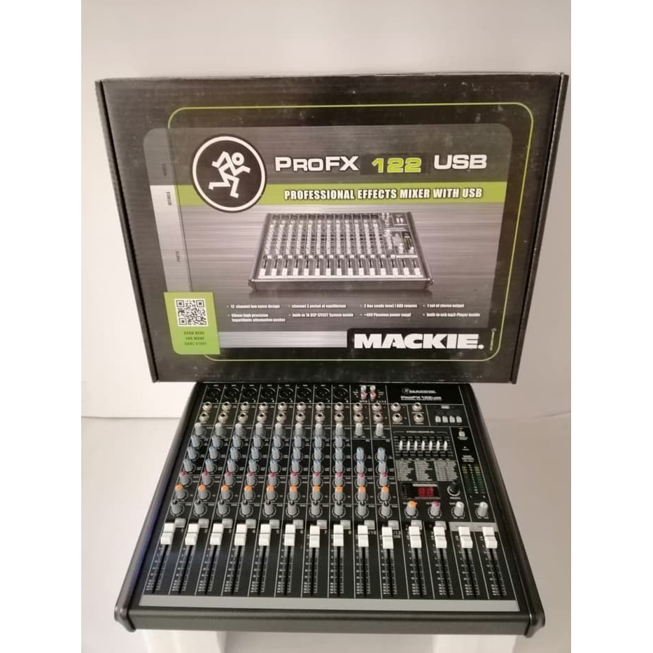 Promo Mixer Audio Mackie Pro Fx 122 USB High Quality