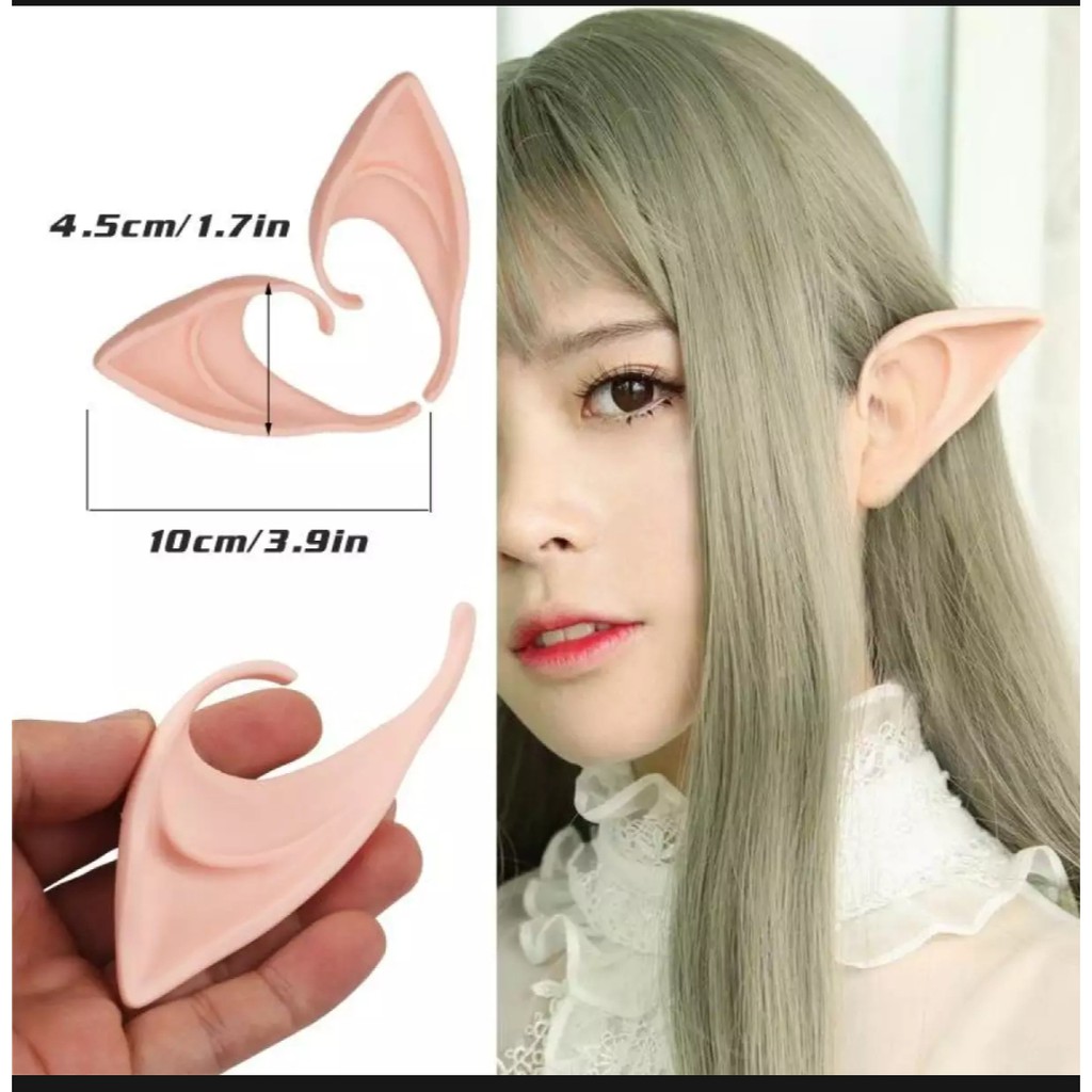 RCS✅ 2pcs Telinga palsu elf ear kuping palsu