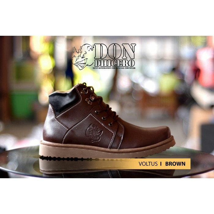 Sepatu Boots Kulit Pria Voltus Series