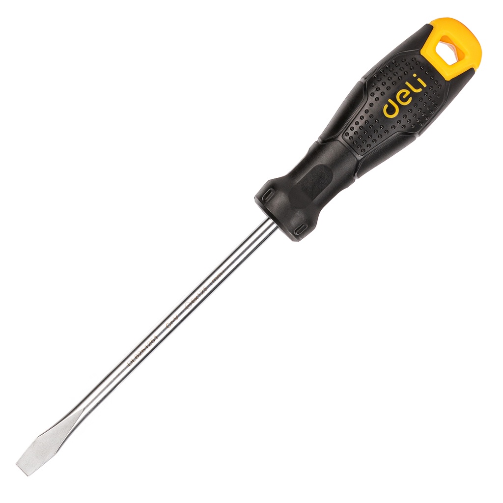 Deli Phillips Screwdriver  / Obeng Plus Minus PH2 6mm x125mm  Perkakas EDL626125X