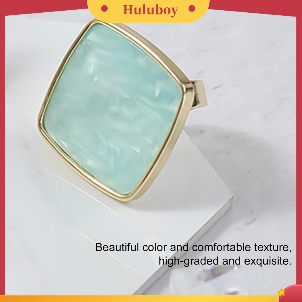 Huluboy Huluboy♡ Cincin Palet Cat Kuku Universal Mudah Dibersihkan Warna Emas