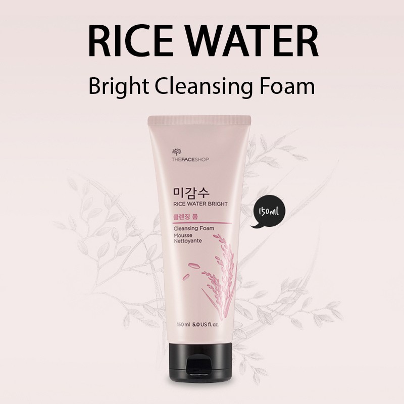 The Face Shop Rice Water Bright Cleansing Foam 150ml