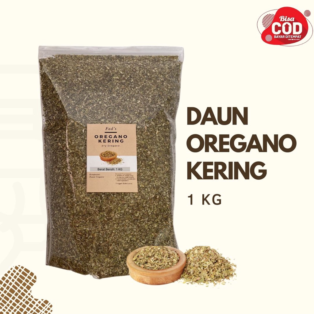 Fad's Italian Herbs 1 kg - Daun Basil Kering 1kg Daun Oregano Kering 1kg Daun Parsley Kering 1kg Daun Peterseli Kering 1kg Daun Rosemary Kering 1kg Daun Thyme Kering 1kg Italian Spices 1kg Italian Seasoning 1kg