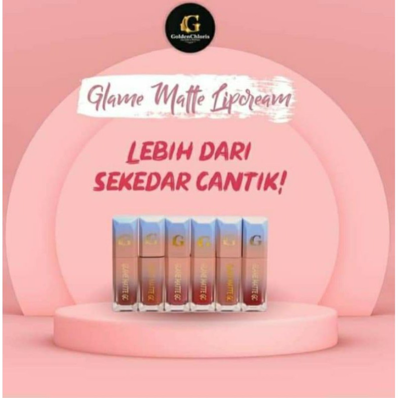 glame matte golden chloris by ASM group - lipcream as magic