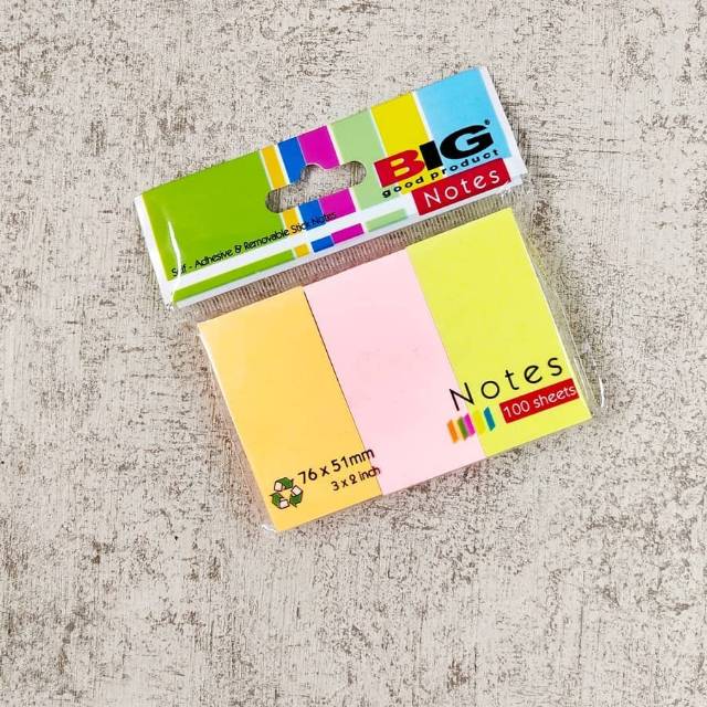 

Sticky Note / Kertas Memo Big 76X51 3W