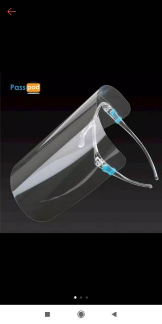 FACE SHIELD / PELINDUNG WAJAH KACA MATA