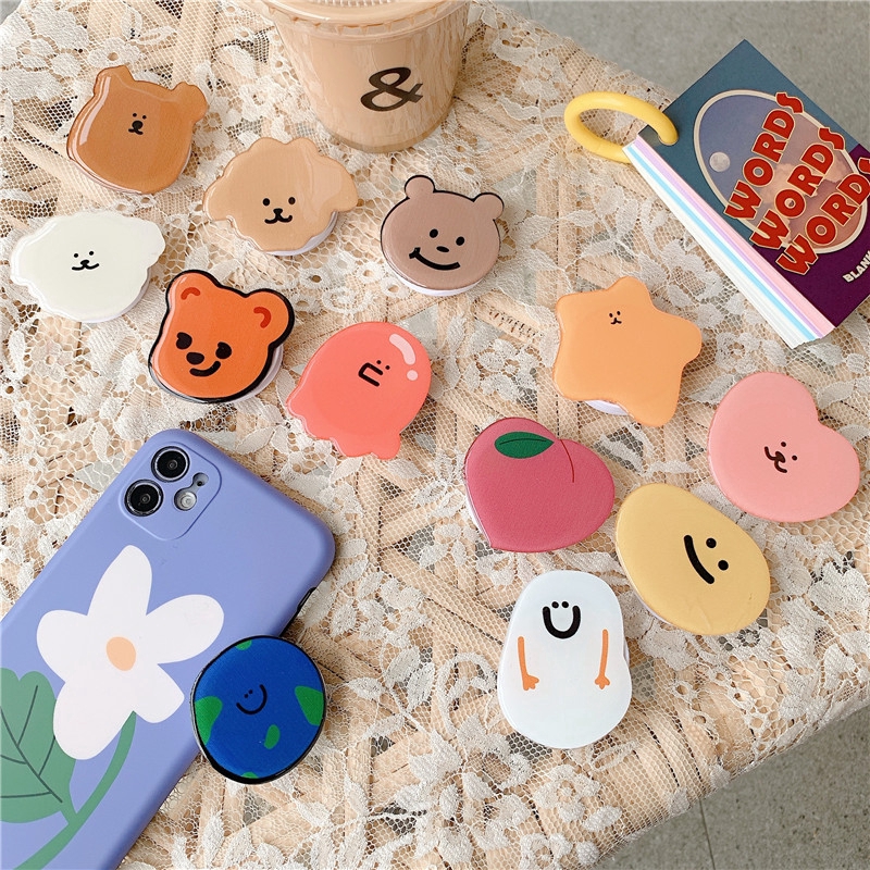 Casing Desain Kartun Beruang Lucu untuk iPhone 6 / 6S / 6Plus / 6s Plus / 7 / 7Plus / 8 / 8plus / X/ Samsung/Huawei/OPPO/VIVO/XIAOMI