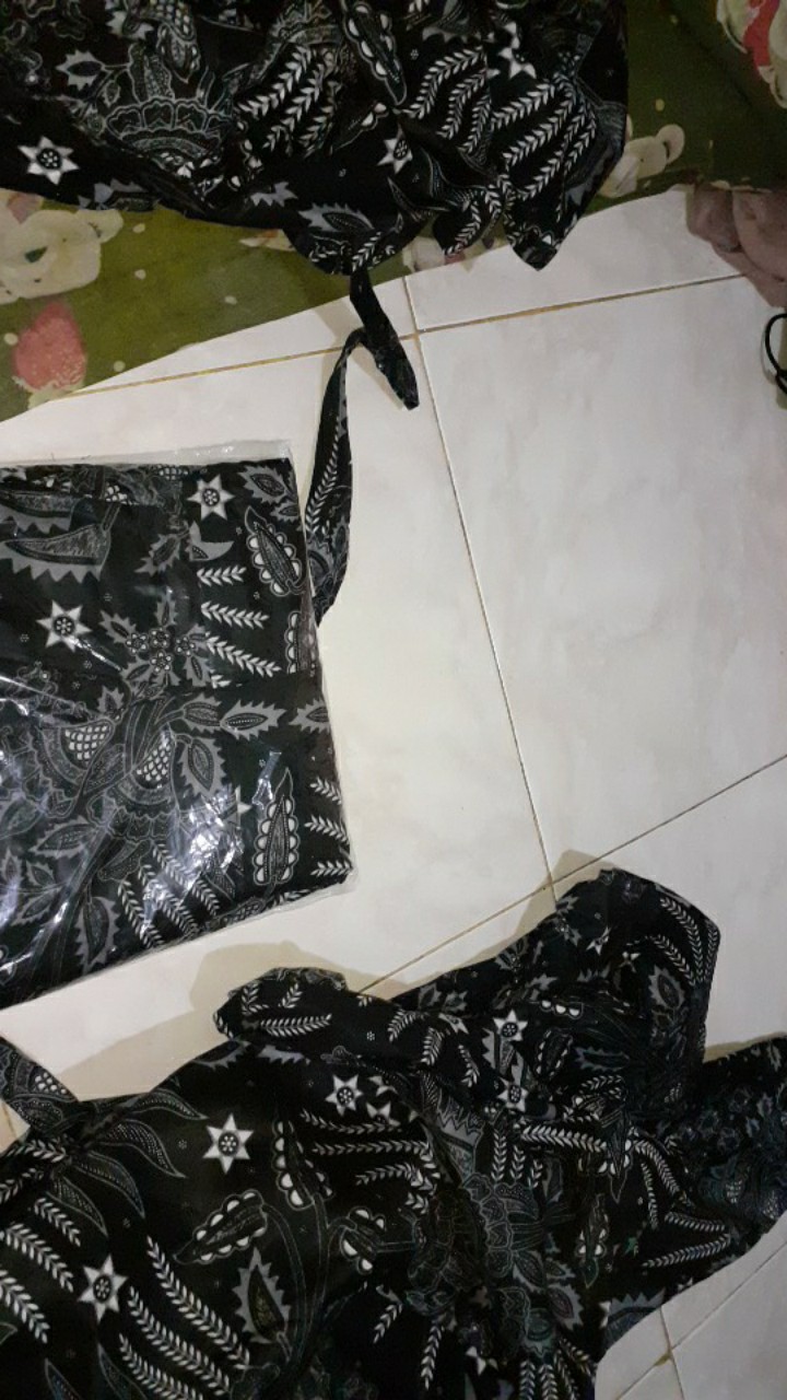 Gamis Batik Exlisive | Garuda Biru Merah | Kacang | Naga |padi | Burung Nuri | Batikputramas1 No Kw