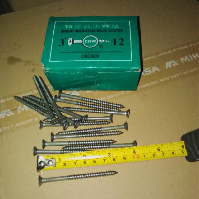 SKRUP KAYU  3". CHW  PLus