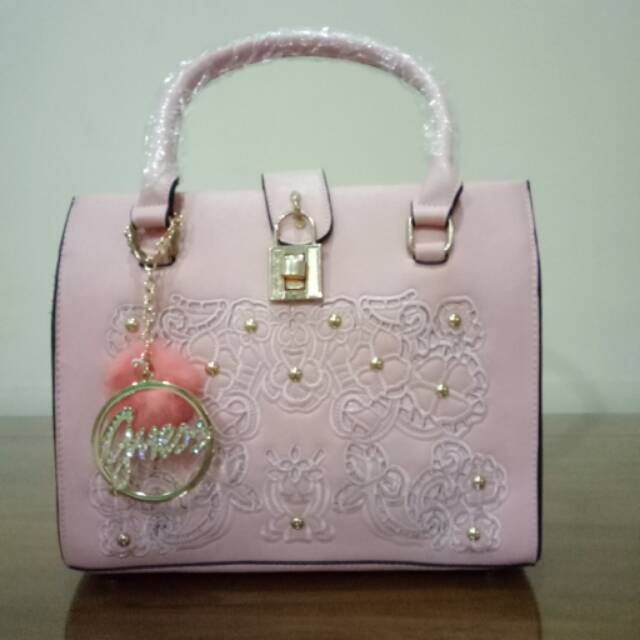 Pink guess bag