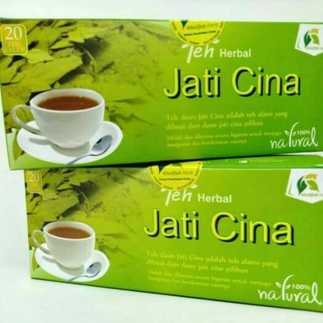 

Teh Celup Jati Cina Kholifah Teh Herbal Pelangsing Alami