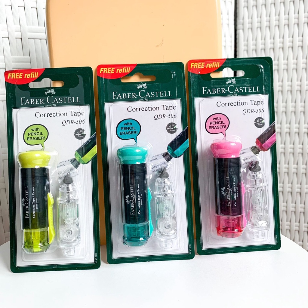 

TIPE X FABER CASTELL SET WITH REFFIL DAN PENGHAPUS LUCU UNIK READY BERKUALITAS