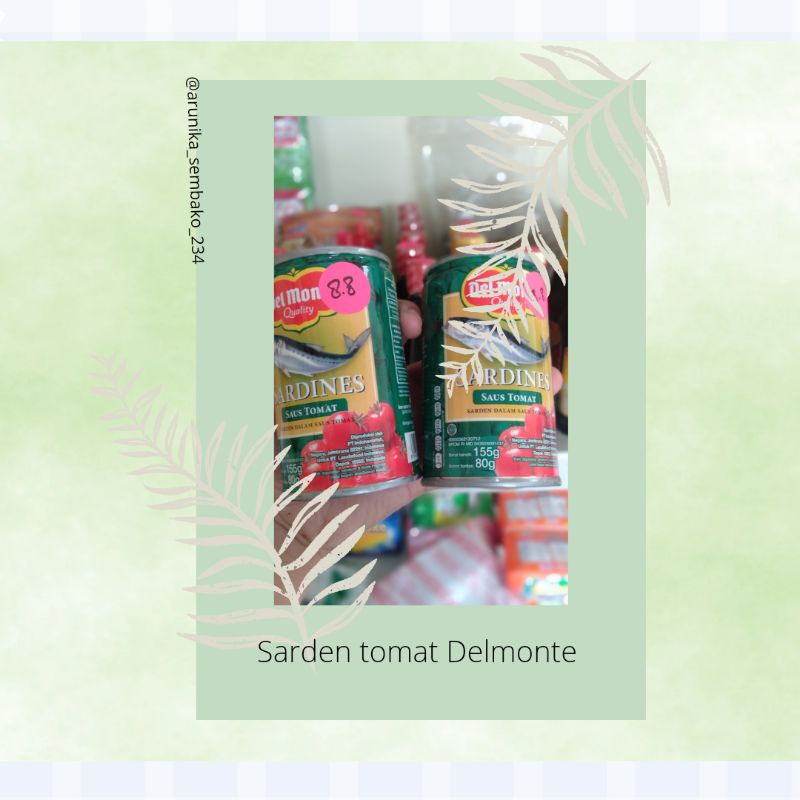 

sarden tomat delmonte 155 gr