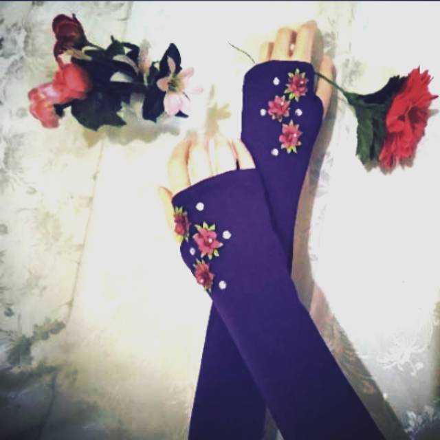 Handsock flower melati/handsock jempol