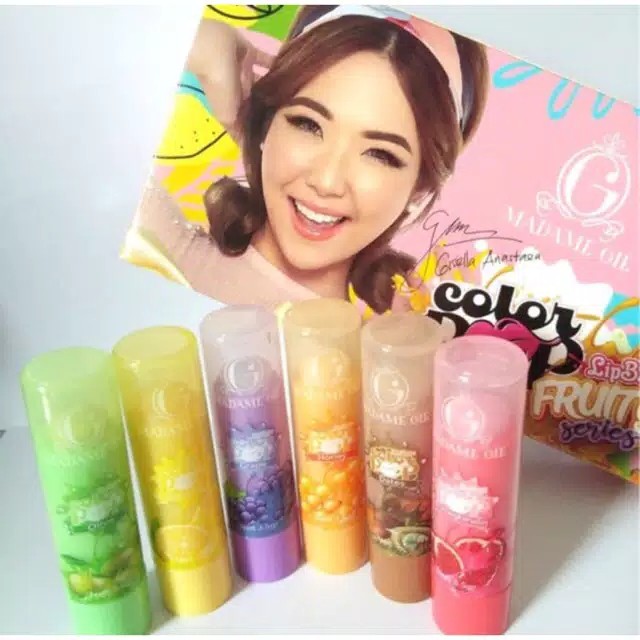 MADAME GIE - LIP BLAM Fruity Series 3.5gr BPOM lipbalm ❤ EWAGROSIR ❤