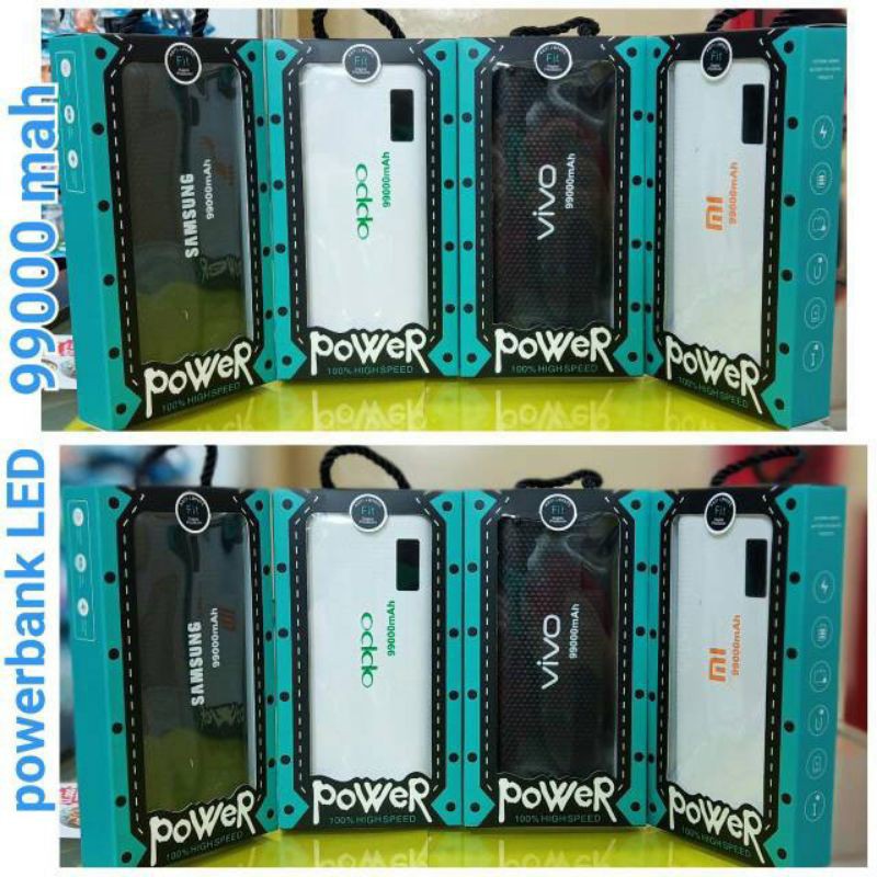 Powerbank / PB Branded  LED 19800 MAH  LCD Screen Indicator