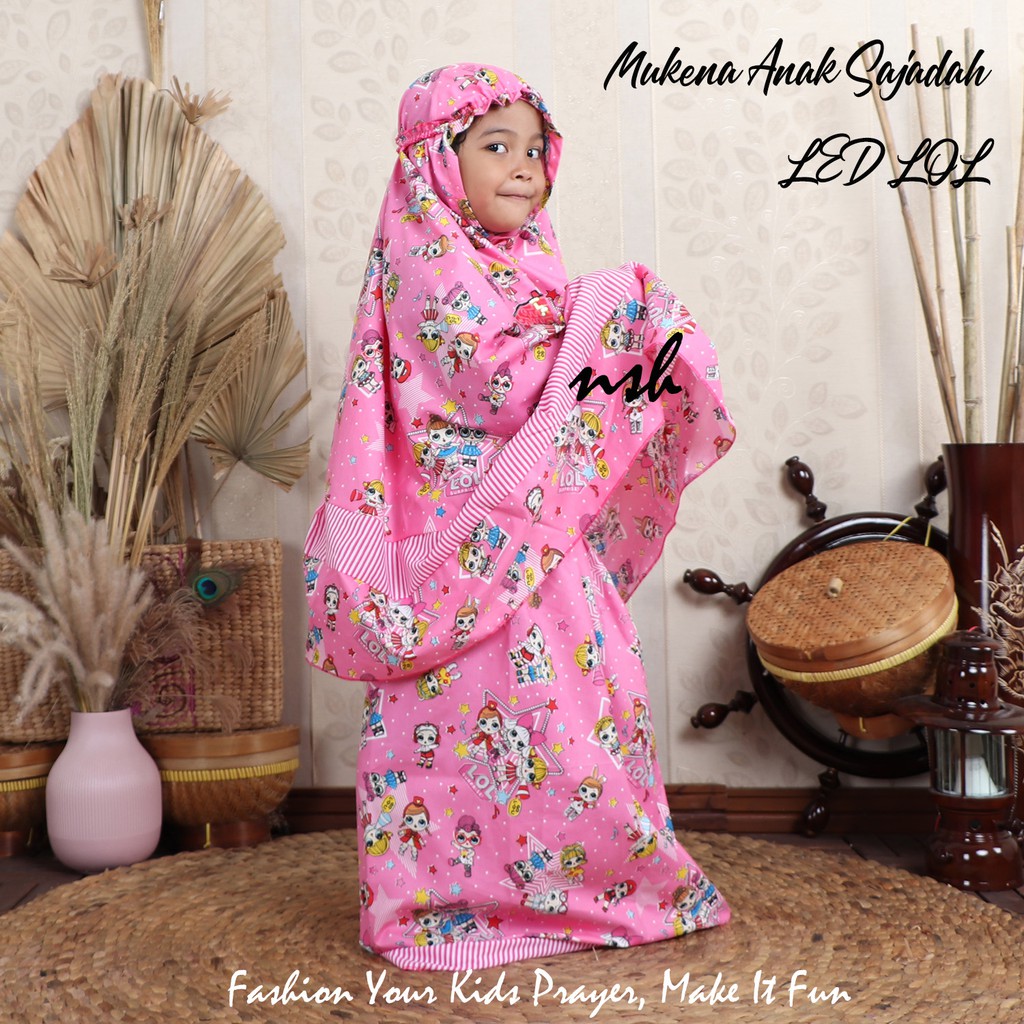 [𝓷𝓼𝓱] Mukena Anak Sajadah LED-3