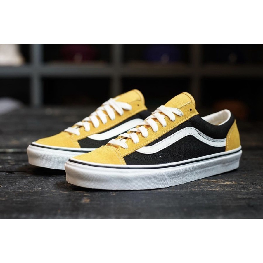 SEAPTU VANS Style 36 Vintage Suede Mango Mojito/Black ORIGINAL 100%