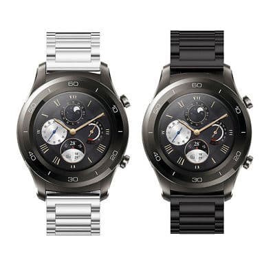 STRAP TALI JAM TANGAN - STAINLESS STYLE METAL 3 BEADS 22MM - FOR HUAWEI HONOR WATCH MAGIC 46mm