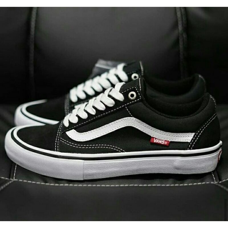 vans old skool pro black/white