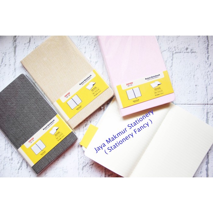 

Dijual Notebook Hard Cover Kain Joyko Ukuran A5 Nb -709 Gilaa!!!
