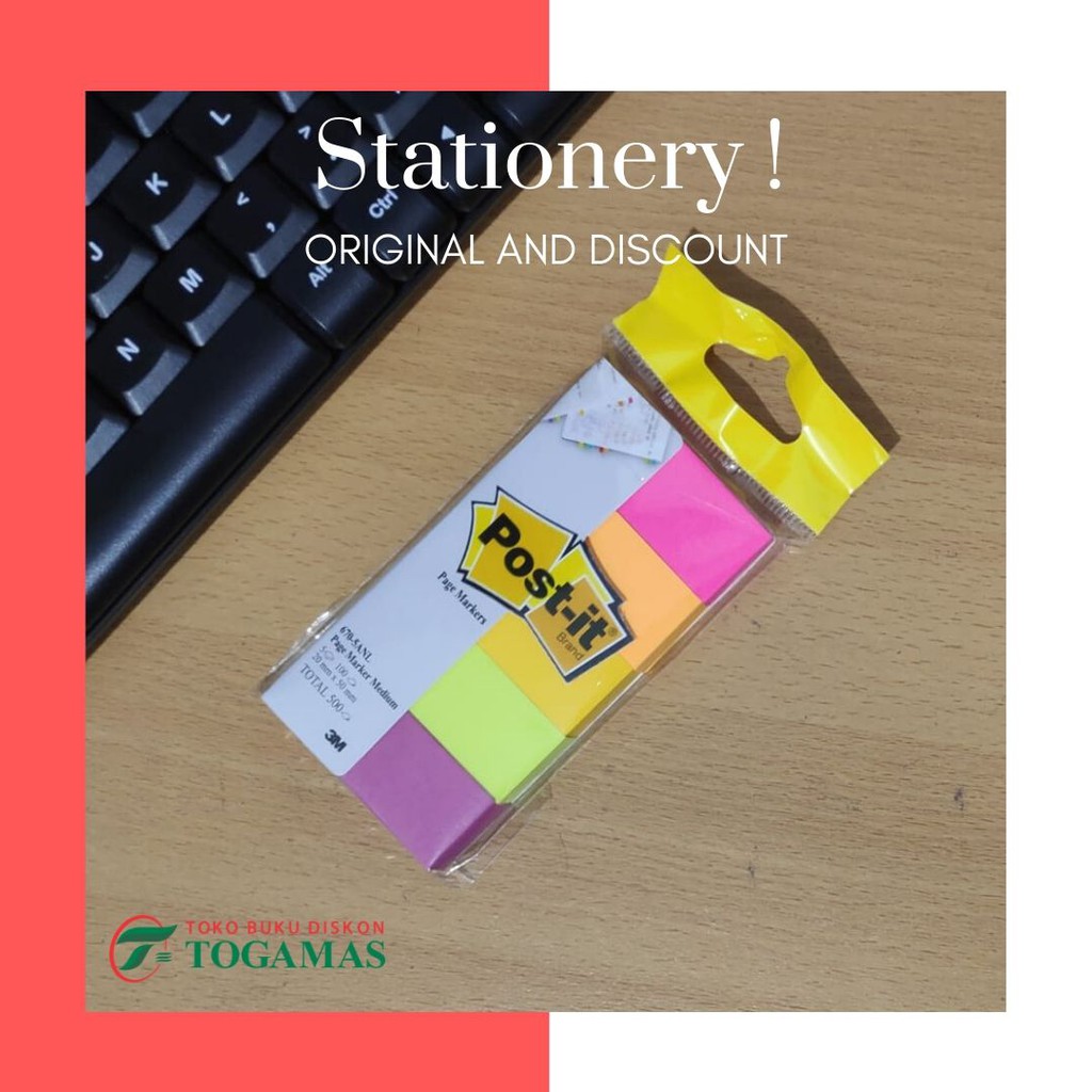 

STICKY NOTES POST IT 3M 670-5ANL PAGE MAKER