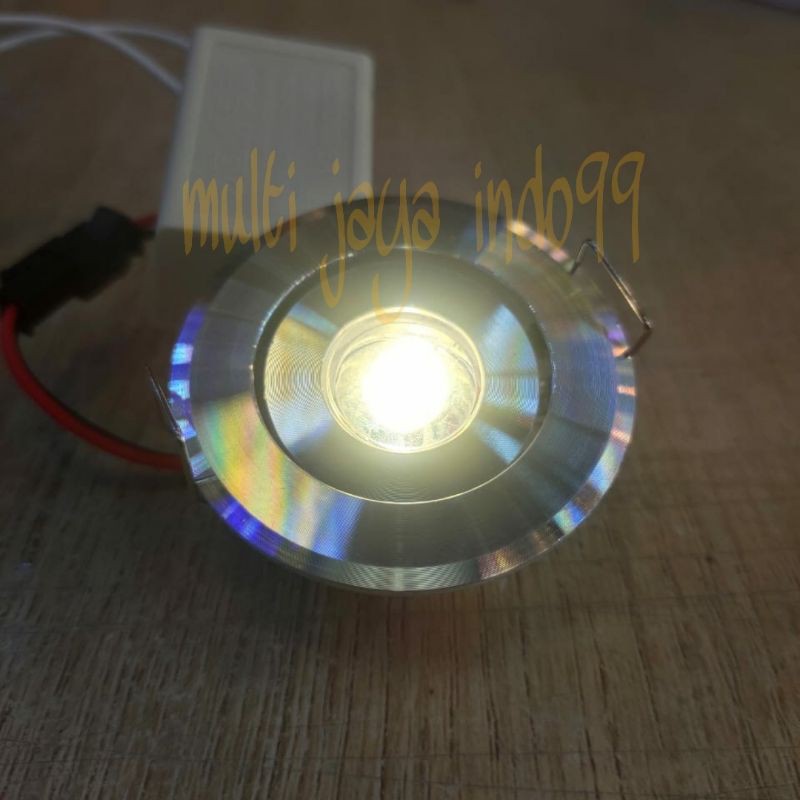 lampu downlight led 1watt 1W 1wat 320V ac/led cabinet lemari 1watt 220V