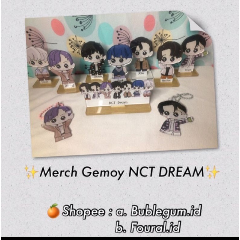 KEYRING / GANCI NCT DREAM HOT SAUCE CHILLING CHIBI VER