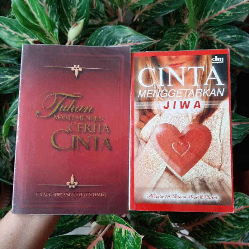 SEPAKET BUKU TUHAN MASIH MENULIS CERITA CINTA & CINTA MENGGETARKAN JIWA (PRELOVED)