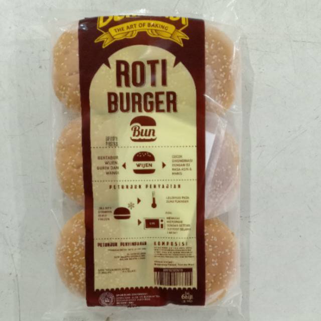 

BERNARDI Roti Burger Wijen isi 6s