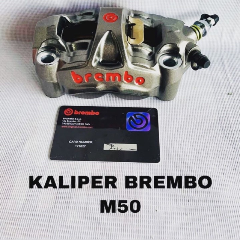 KALIPER BREMBO M50 MONOBLOK GRAY ABU2 CB GL MEGAPRO TIGER NINJA SCORPIO